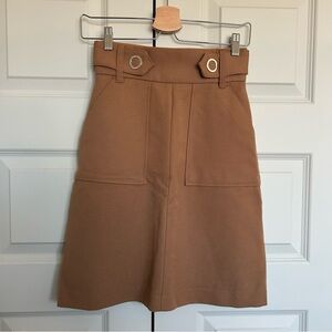 H&M Brown Mini Skirt